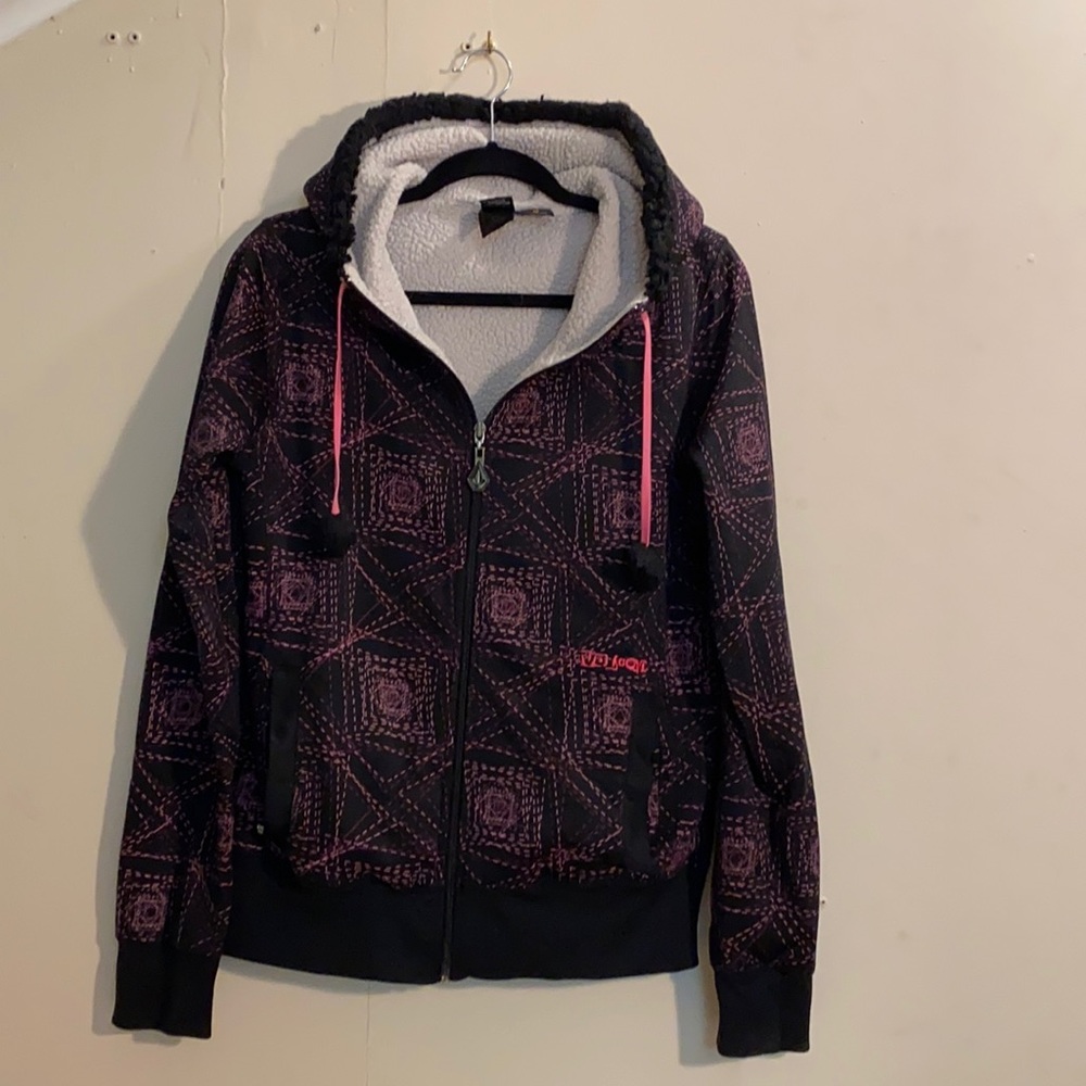 Volcom zip up hoodie
